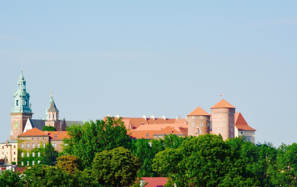 Apartament Z Widokiem Na Wawel W Centrum Miasta كراكوفيا الغرفة الصورة