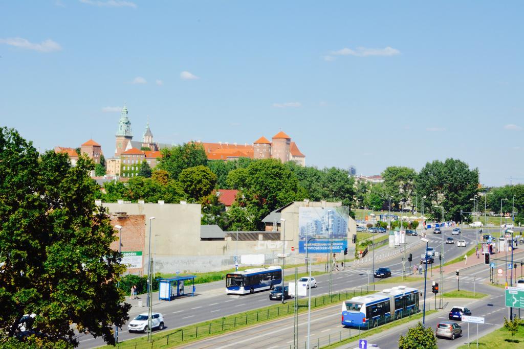Apartament Z Widokiem Na Wawel W Centrum Miasta كراكوفيا الغرفة الصورة